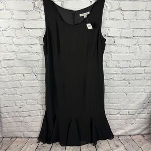 DANNY & Nicole Women’s Dress Classic Sleeveless Flared Bottom Skirt Black 12 NWT